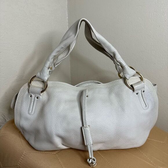 💯 Authentic Celine White Leather Bittersweet Hobo🍀 - Picture 7 of 17